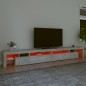 vidaXL TV-Schrank mit LED-Leuchten Betongrau 290x36,5x40 cm vidaXL TV-Schrank mit LED-Leuchten Betongrau 290x36,5x40 cm