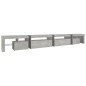vidaXL TV-Schrank mit LED-Leuchten Betongrau 290x36,5x40 cm vidaXL TV-Schrank mit LED-Leuchten Betongrau 290x36,5x40 cm