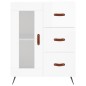 vidaXL Highboard Hochglanz-Weiß 69,5x34x180 cm Holzwerkstoff vidaXL Highboard Hochglanz-Weiß 69,5x34x180 cm Holzwerkstoff