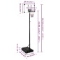 vidaXL Basketballständer Transparent 280-350 cm Polycarbonat vidaXL Basketballständer Transparent 280-350 cm Polycarbonat