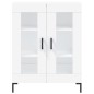 vidaXL Highboard Weiß 69,5x34x180 cm Holzwerkstoff vidaXL Highboard Weiß 69,5x34x180 cm Holzwerkstoff