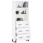 vidaXL Highboard Weiß 69,5x34x180 cm Holzwerkstoff vidaXL Highboard Weiß 69,5x34x180 cm Holzwerkstoff