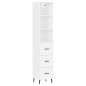 vidaXL Highboard Weiß 34,5x34x180 cm Holzwerkstoff vidaXL Highboard Weiß 34,5x34x180 cm Holzwerkstoff