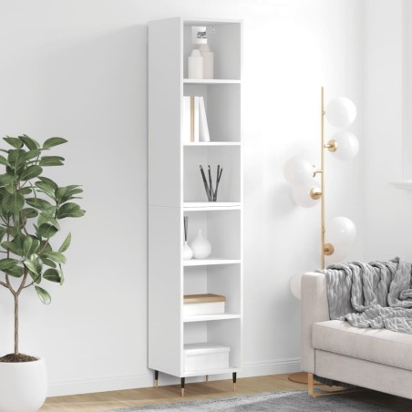 vidaXL Highboard Weiß 34,5x32,5x180 cm Holzwerkstoff