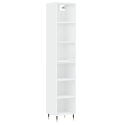 vidaXL Highboard Weiß 34,5x32,5x180 cm Holzwerkstoff