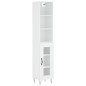 vidaXL Highboard Weiß 34,5x34x180 cm Holzwerkstoff vidaXL Highboard Weiß 34,5x34x180 cm Holzwerkstoff