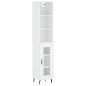 vidaXL Highboard Weiß 34,5x34x180 cm Holzwerkstoff vidaXL Highboard Weiß 34,5x34x180 cm Holzwerkstoff
