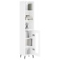 vidaXL Highboard Weiß 34,5x34x180 cm Holzwerkstoff vidaXL Highboard Weiß 34,5x34x180 cm Holzwerkstoff