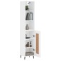 vidaXL Highboard Weiß 34,5x34x180 cm Holzwerkstoff vidaXL Highboard Weiß 34,5x34x180 cm Holzwerkstoff