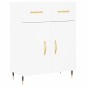 vidaXL Highboard Weiß 69,5x34x180 cm Holzwerkstoff vidaXL Highboard Weiß 69,5x34x180 cm Holzwerkstoff