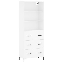 vidaXL Highboard Weiß 69,5x34x180 cm Holzwerkstoff