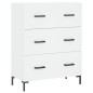 vidaXL Highboard Weiß 69,5x34x180 cm Holzwerkstoff vidaXL Highboard Weiß 69,5x34x180 cm Holzwerkstoff