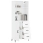 vidaXL Highboard Weiß 69,5x34x180 cm Holzwerkstoff vidaXL Highboard Weiß 69,5x34x180 cm Holzwerkstoff