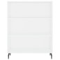 vidaXL Highboard Weiß 69,5x32,5x180 cm Holzwerkstoff vidaXL Highboard Weiß 69,5x32,5x180 cm Holzwerkstoff