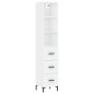 vidaXL Highboard Weiß 34,5x34x180 cm Holzwerkstoff vidaXL Highboard Weiß 34,5x34x180 cm Holzwerkstoff