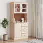 vidaXL Highboard ALTA 77x35x165 cm Massivholz Kiefer vidaXL Highboard ALTA 77x35x165 cm Massivholz Kiefer