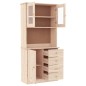 vidaXL Highboard ALTA 77x35x165 cm Massivholz Kiefer vidaXL Highboard ALTA 77x35x165 cm Massivholz Kiefer