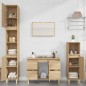 vidaXL Waschbeckenunterschrank Sonoma-Eiche 80x33x60 cm Holzwerkstoff vidaXL Waschbeckenunterschrank Sonoma-Eiche 80x33x60 cm Holzwerkstoff