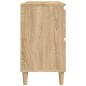vidaXL Waschbeckenunterschrank Sonoma-Eiche 80x33x60 cm Holzwerkstoff vidaXL Waschbeckenunterschrank Sonoma-Eiche 80x33x60 cm Holzwerkstoff