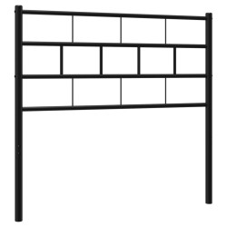 vidaXL Kopfteil Metall Schwarz 80 cm