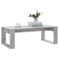 Couchtisch Betongrau 102x50x35 cm Holzwerkstoff Couchtisch Betongrau 102x50x35 cm Holzwerkstoff
