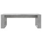 Couchtisch Betongrau 102x50x35 cm Holzwerkstoff Couchtisch Betongrau 102x50x35 cm Holzwerkstoff