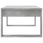 Couchtisch Betongrau 102x50x35 cm Holzwerkstoff Couchtisch Betongrau 102x50x35 cm Holzwerkstoff