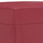 vidaXL 4-tlg. Sofagarnitur mit Kissen Weinrot Kunstleder vidaXL 4-tlg. Sofagarnitur mit Kissen Weinrot Kunstleder