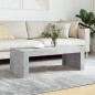 Couchtisch Betongrau 102x50x36 cm Holzwerkstoff Couchtisch Betongrau 102x50x36 cm Holzwerkstoff