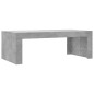 Couchtisch Betongrau 102x50x36 cm Holzwerkstoff Couchtisch Betongrau 102x50x36 cm Holzwerkstoff