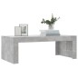 Couchtisch Betongrau 102x50x36 cm Holzwerkstoff Couchtisch Betongrau 102x50x36 cm Holzwerkstoff