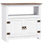 vidaXL TV-Schrank Mexiko-Stil Kiefernholz Weiß 80x43x78 cm vidaXL TV-Schrank Mexiko-Stil Kiefernholz Weiß 80x43x78 cm