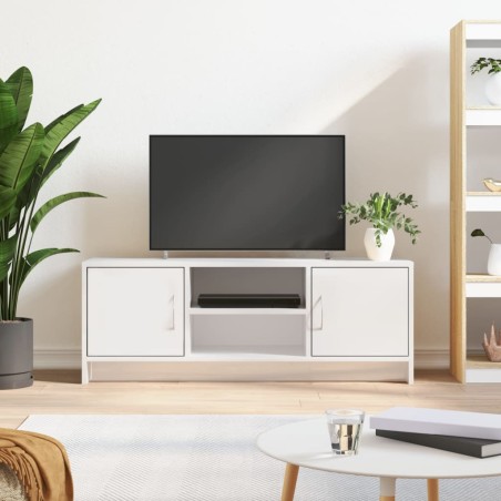 vidaXL TV-Schrank Hochglanz-Weiß 102x30x37,5 cm Holzwerkstoff