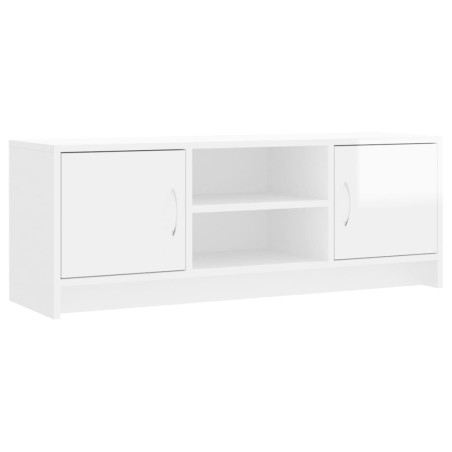 vidaXL TV-Schrank Hochglanz-Weiß 102x30x37,5 cm Holzwerkstoff