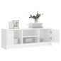 vidaXL TV-Schrank Hochglanz-Weiß 102x30x37,5 cm Holzwerkstoff vidaXL TV-Schrank Hochglanz-Weiß 102x30x37,5 cm Holzwerkstoff