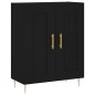 vidaXL Highboard Schwarz 69,5x34x180 cm Holzwerkstoff vidaXL Highboard Schwarz 69,5x34x180 cm Holzwerkstoff