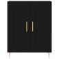 vidaXL Highboard Schwarz 69,5x34x180 cm Holzwerkstoff vidaXL Highboard Schwarz 69,5x34x180 cm Holzwerkstoff