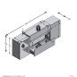 FMD TV-Schrank 182x33x70,2 cm Weiß und Artisan-Eiche FMD TV-Schrank 182x33x70,2 cm Weiß und Artisan-Eiche