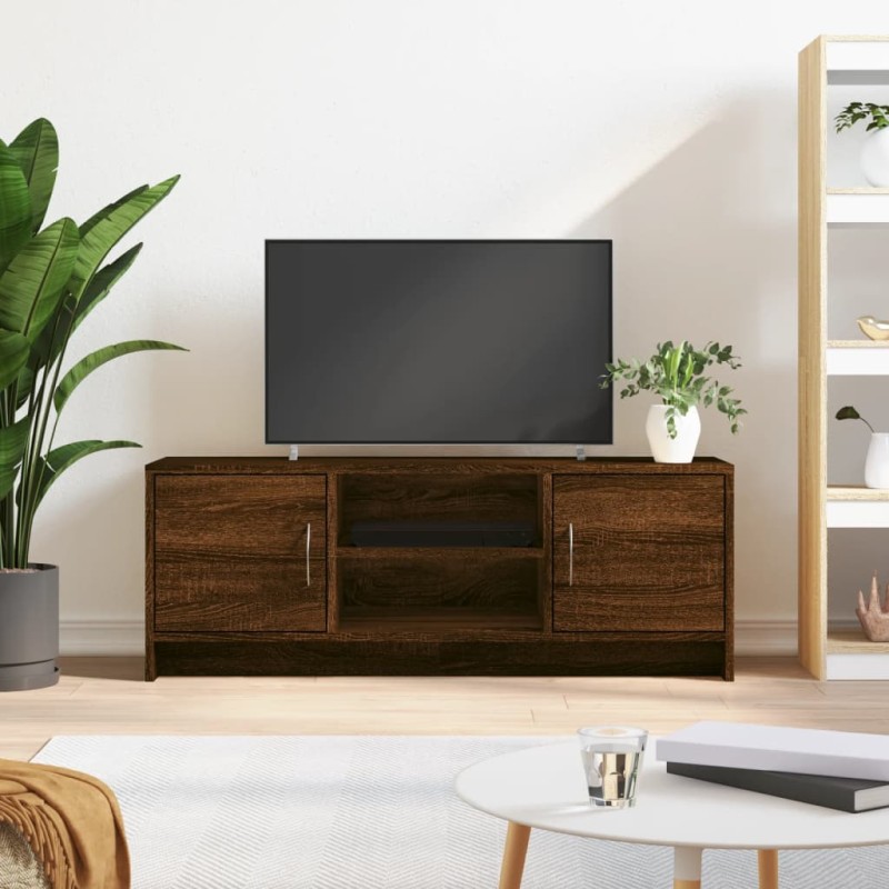 vidaXL TV-Schrank Braun Eichen-Optik 102x30x37,5 cm Holzwerkstoff vidaXL TV-Schrank Braun Eichen-Optik 102x30x37,5 cm Holzwerkstoff