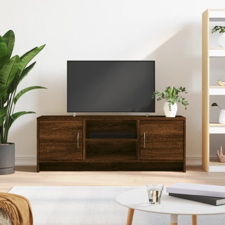 vidaXL TV-Schrank Braun Eichen-Optik 102x30x37,5 cm Holzwerkstoff
