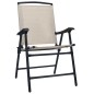 vidaXL 3-tlg. Bistro-Set Cremeweiß Stahl vidaXL 3-tlg. Bistro-Set Cremeweiß Stahl