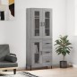 Highboard Grau Sonoma 69,5x34x180 cm Holzwerkstoff Highboard Grau Sonoma 69,5x34x180 cm Holzwerkstoff
