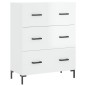 vidaXL Highboard Hochglanz-Weiß 69,5x34x180 cm Holzwerkstoff vidaXL Highboard Hochglanz-Weiß 69,5x34x180 cm Holzwerkstoff