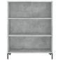 vidaXL Highboard Betongrau 69,5x32,5x180 cm Holzwerkstoff vidaXL Highboard Betongrau 69,5x32,5x180 cm Holzwerkstoff