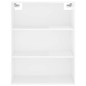 vidaXL Highboard Hochglanz-Weiß 69,5x34x180 cm Holzwerkstoff vidaXL Highboard Hochglanz-Weiß 69,5x34x180 cm Holzwerkstoff