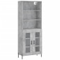vidaXL Highboard Betongrau 69,5x34x180 cm Holzwerkstoff vidaXL Highboard Betongrau 69,5x34x180 cm Holzwerkstoff