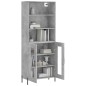 vidaXL Highboard Betongrau 69,5x34x180 cm Holzwerkstoff vidaXL Highboard Betongrau 69,5x34x180 cm Holzwerkstoff