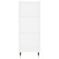 vidaXL Highboard Hochglanz-Weiß 34,5x32,5x180 cm Holzwerkstoff vidaXL Highboard Hochglanz-Weiß 34,5x32,5x180 cm Holzwerkstoff