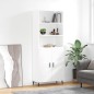 vidaXL Highboard Hochglanz-Weiß 69,5x34x180 cm Holzwerkstoff vidaXL Highboard Hochglanz-Weiß 69,5x34x180 cm Holzwerkstoff