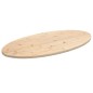 Tischplatte 90x45x2,5 cm Massivholz Kiefer Oval Tischplatte 90x45x2,5 cm Massivholz Kiefer Oval